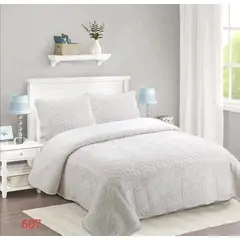 ANGELES DEL HOGAR - Cobertor de Verano con Polar Microplus Plaza y Media Crema