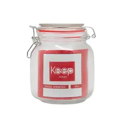 GENERICO - Frasco Hermetico 1000Ml Keep Rojo