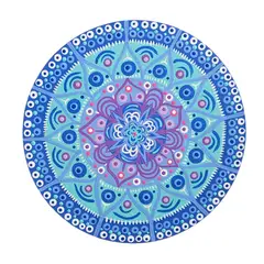 CREA TALLER - Cuadro mandala decorativo de madera