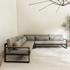 AMOBLE - Sofa terraza Seccional Seraya Amoblé