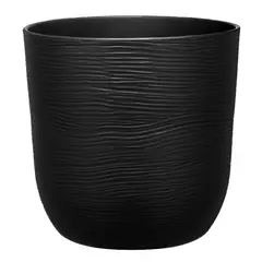 BRIC - Macetero redondo color negro