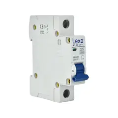LEXO - INTERRUPTOR AUTOMATICO 1x25A 6KA C