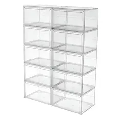 U BUY - Pack 10 Cajones Mostradores Vitrina Para Zapatos Zapatero