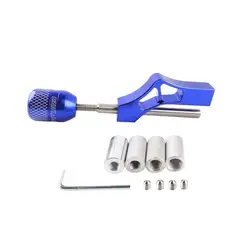 GENERICO - Pomo Palanca De Cambio + Extensión Tuning Universal Azul