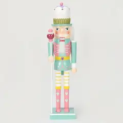 GENERICO - Adornos De Cascanueces De Madera 25cm