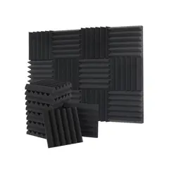 GENERAC - Kit 24 Paneles De Espuma Acustica 30x30x2.5cm Alta Densidad