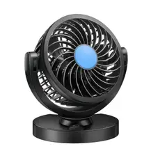 GENERICO - Mini Ventilador Para Auto 12v Interior 360º Portátil Camion