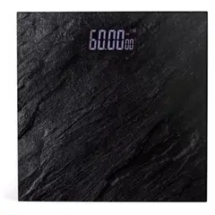 GENERICO - Balanza De Baño Báscula Digital Led Hasta 180kg Color Negro