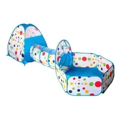 GENERICO - Carpa Piscina De Pelotas Con Tunel Castillo Niños Plegable