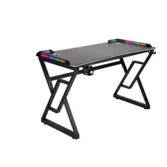 VIDITA - Escritorio Gamer Mesa Gamer Profesional X-RGB 120 cms con Luces