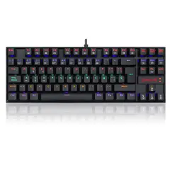 REDRAGON - Teclado Gamer - - Kumara K552 Rainbow - Switch Red USB Black