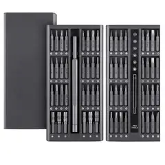 GENERICO - Kit Destornillador Precision Set 63 Piezas Profesional Cr-v