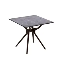 GENERICO - Mesa de Comedor Art 80x80 Gris