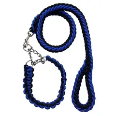 DEFENSOR FOREVER - Correa Trenzada Para Perros Grandes + Collar De Ahorque XL