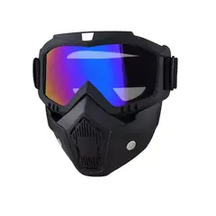 GENERICO - Antiparras Con Mascara De Lentes Transparentes Colores