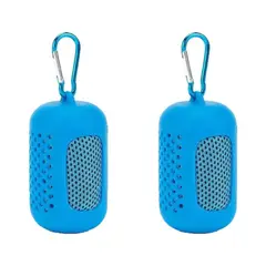ATURE - 2u Toallas De Secado Rápido Para Gimnasio Gym Portables Celeste