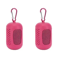 ATURE - 2u Toallas De Secado Rápido Para Gimnasio Gym Portables Rojo Magenta