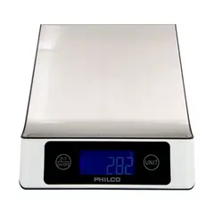 PHILCO - Balanza Digital Cocina Superficie Acero 1g - 5kg KS811