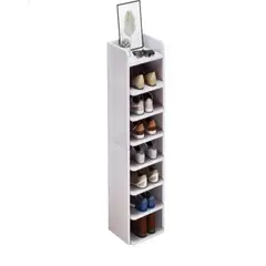 GENERICO - Organizador Armable Zapatera Madera 8 Niveles Closet