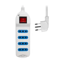 PHILCO - Alargador Eléctrico 3 Metros 4 Pos Blanco XT30