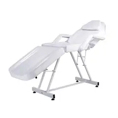 LUMAX - Camilla Reclinable Para Masajes Depilacion y Tatuajes Blanca