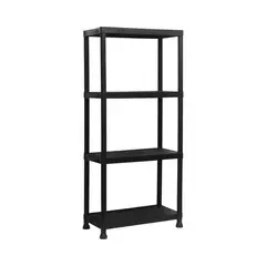 AIRHOUSE - Estante Repisa Rack Plástico 4 Niveles 131x31x61cm