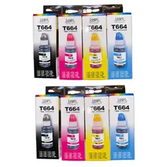 GENERICO - Pack X2 Tintas compatibles para T664 Modelos L120/L380