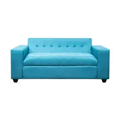IMPORTCLICK - Sofá Enmaderado 2 Cuerpos Lino 75x75x75 CM Turquesa