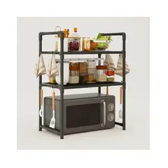 GENERICO - Organizador Cocina Repisa Estante Microondas Microondas