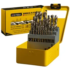 GRUPO UYUSA UYUSTOOLS - Brocas Para Metal HSS 29 Piezas Uyustools