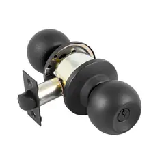 YALE - Cerradura Cilíndrica Pomo Acceso Negro