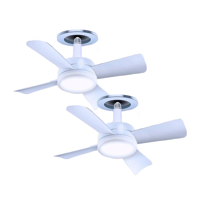 Pack 2 Ventiladores Lámpara LED