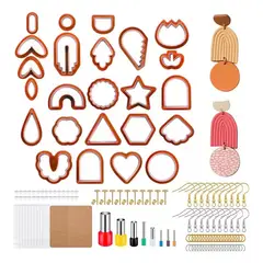 KUANGYE - Juego De Cortadores De Arcilla Polimérica, 24 Formas 142 Pcs