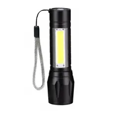 TECNOLAB - Linterna De Bolsillo Led COB + XPE y Zoom TL545