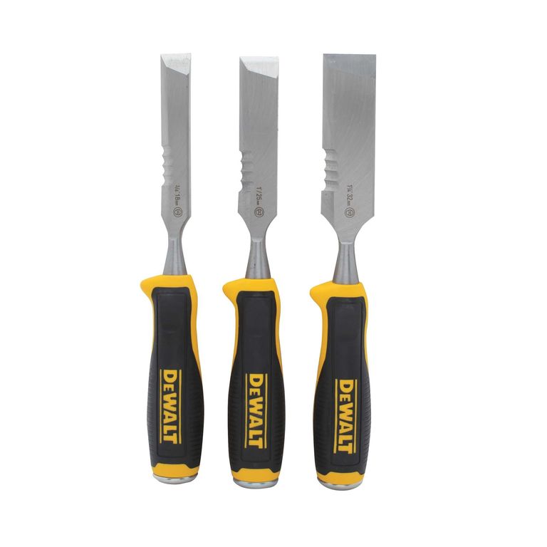 Set 3 cinceles para madera 18, 25 y 32mm DWHT16148