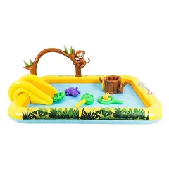 BEBESIT - Piscina Centro de Juegos Selva Tobogán Aspersor Be Splash