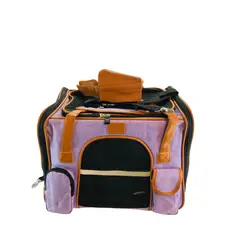 GENERICO - Bolso Transportador Morado Para Mascota Respirable Perrogato