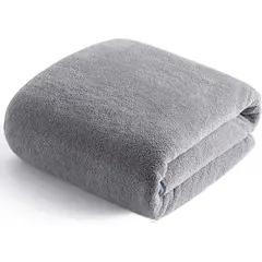AZ AURAZEUS - Toallon Grande De Baño Gris 100 X 140 Microfibra Playa De Mano Az