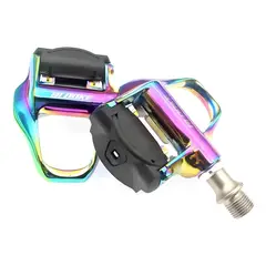 GENERICO - Pedales De Ruta Calas Compatible Shimano Spd Bicicleta - Multicolor
