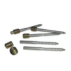 GENERICO - Pack Tuerca Inserto M6 X 12 Mm + Perno - Tornillo 6 X 60 Mm.