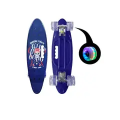 GENERICO - Skate Penny Cruiser Patineta Street King Ruedas Led Morado