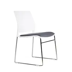 INDUMAC - Silla Visita Vittoria Tapiz Diseño Moderno para Oficina