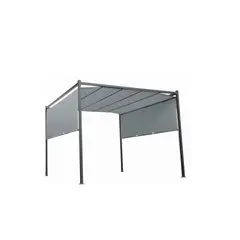 GENERICO - Pérgola 3 x 3 x 2,3 M - Albany Gris Oscuro - Outzen