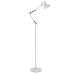 TEMPORA - Lámpara de pie ajustable blanca