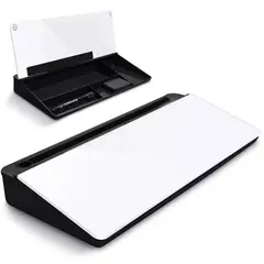 NEWO - Pizarra de vidrio Escritorio con organizador