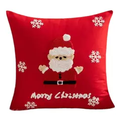 GENERICO - Pack 6 Funda Para Cojín Navidad 45x45 Santa Clous