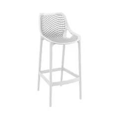 KLIK - Taburete Piso de Bar Terraza Exterior Air Berlín - Blanco