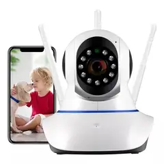 GENERICO - Cámara Seguridad Wifi 5G IRM IP66 Tres Antenas