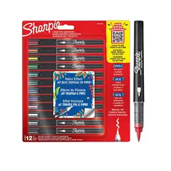 SHARPIE - Marcadores Acrílicos Punta Pincel 12 Colores