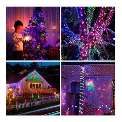 GENERICO - Luces 10 metros Hadas 100Led Multicolor Navidad Solar
